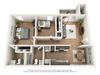2 Bed 2 Bath Renovated with WD